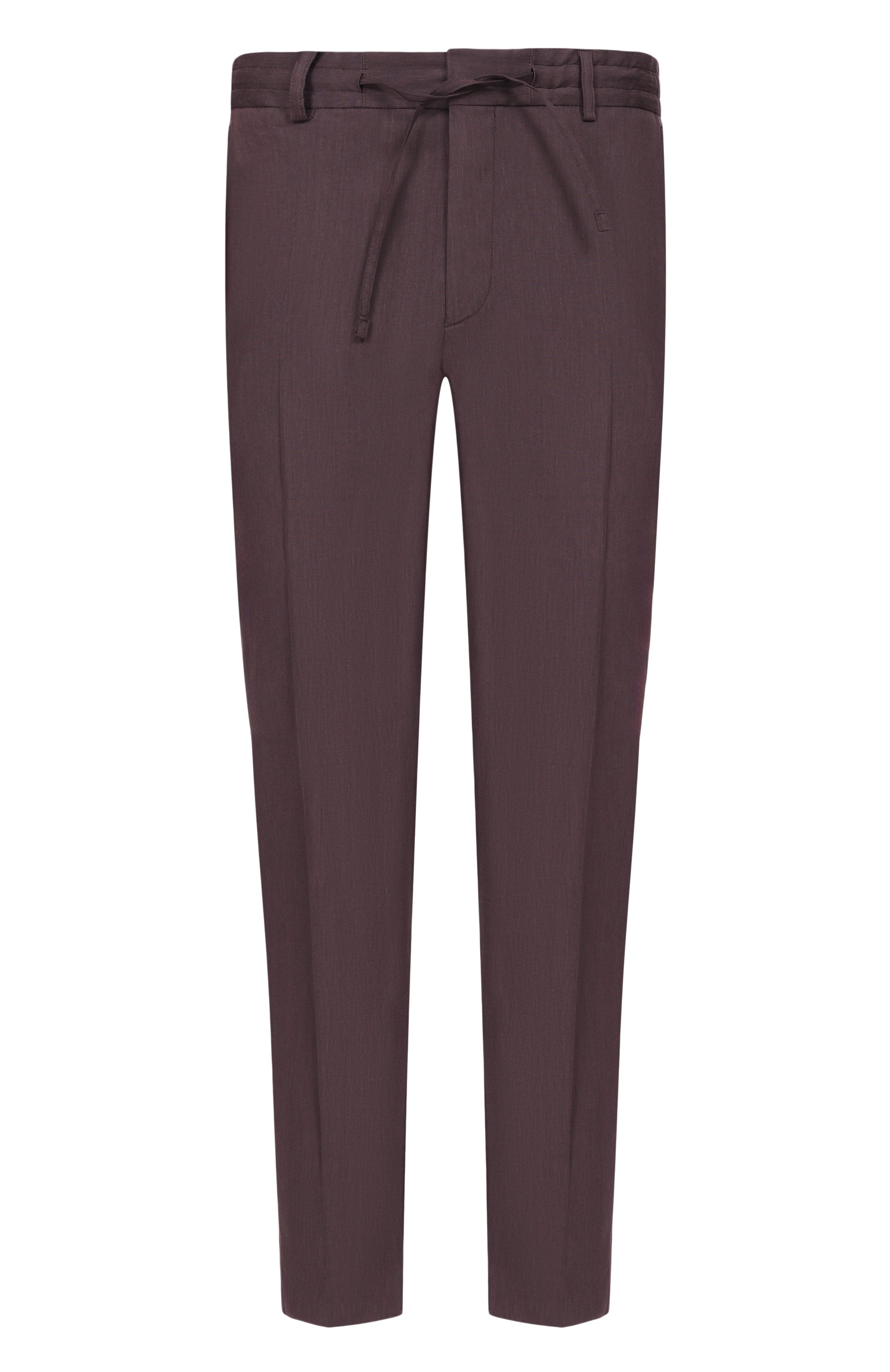 Брюки изо льна и вискозы BOSS, арт. 50561973, фото 1