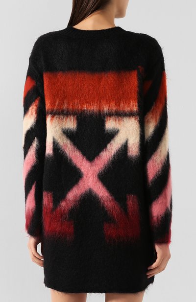 Платье OFF-WHITE черного цвета по цене 76450 руб., арт. 0WHE009E19B7406810B4, фото 4 Платье OFF-WHITE, арт. 0WHE009E19B7406810B4, фото 4