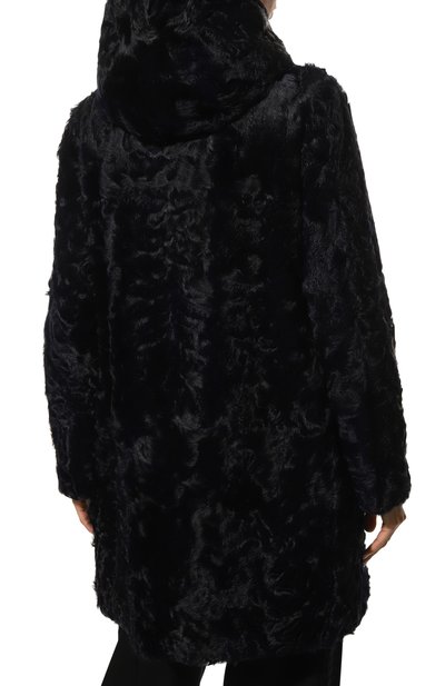 Двусторонняя шуба GIORGIO ARMANI темно-синего цвета по цене 584000 руб., арт. 1AL05P/1AP21, фото 4 Двусторонняя шуба GIORGIO ARMANI, арт. 1AL05P/1AP21, фото 4