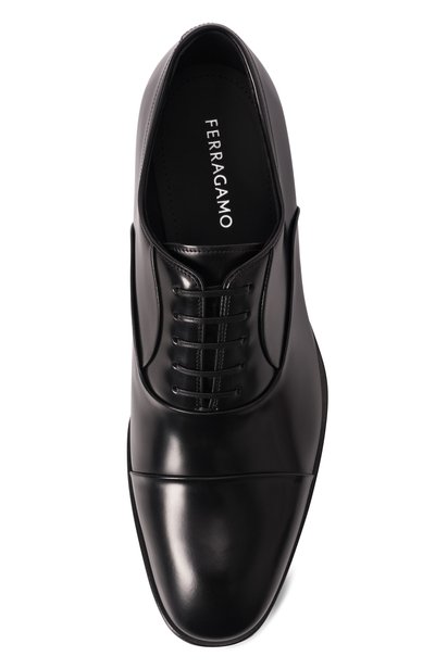 Кожаные оксфорды FERRAGAMO, арт. 02A383/789433, фото 5