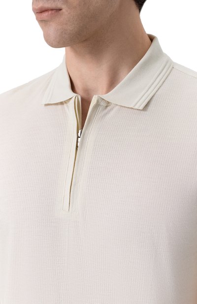 Поло из хлопка и лиоцелла BOSS, арт. 50554614, фото 5