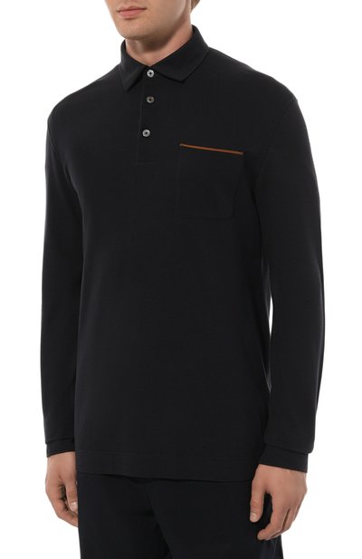 Хлопковое поло ZEGNA, арт. UD392A7/D757, фото 3