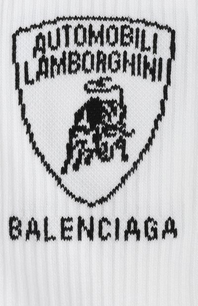 Хлопковые носки balenciaga x automobili lamborghini BALENCIAGA, арт. 835506/4F1B5, фото 2