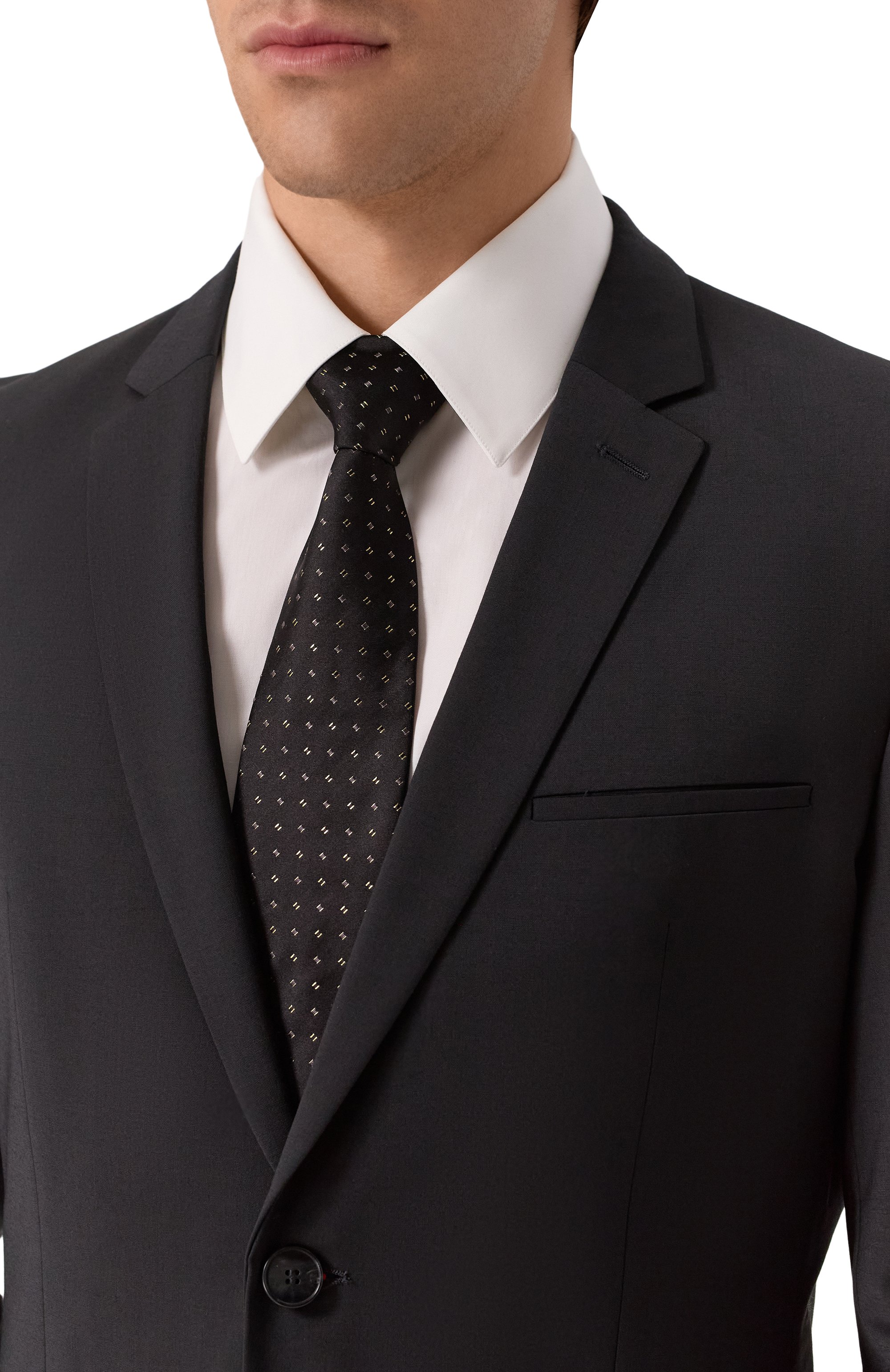 Шелковый галстук CANALI, арт. 96/HJ04388, фото 2