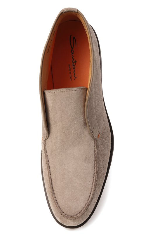 Замшевые ботинки Detroit Santoni MGDG17823DTRBSEY Бежевый  MGDG17823DTRBSEY Фото 6