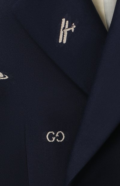 Хлопковый пиджак GUCCI, арт. 626209/XWAKM, фото 3