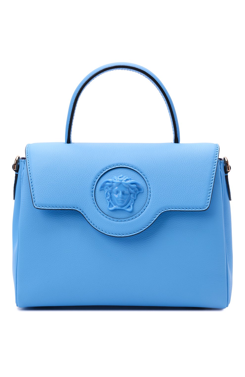 Сумка la medusa medium VERSACE голубого цвета по цене 318000 руб., арт. DBFI039/DVIT2T, фото 1 Сумка la medusa medium VERSACE, арт. DBFI039/DVIT2T, фото 1