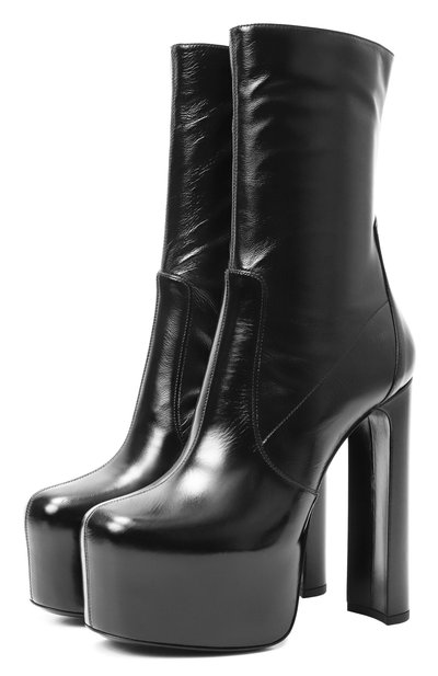 Женские кожаные ботильоны ornella SAINT LAURENT, арт. 840665/AAEHF