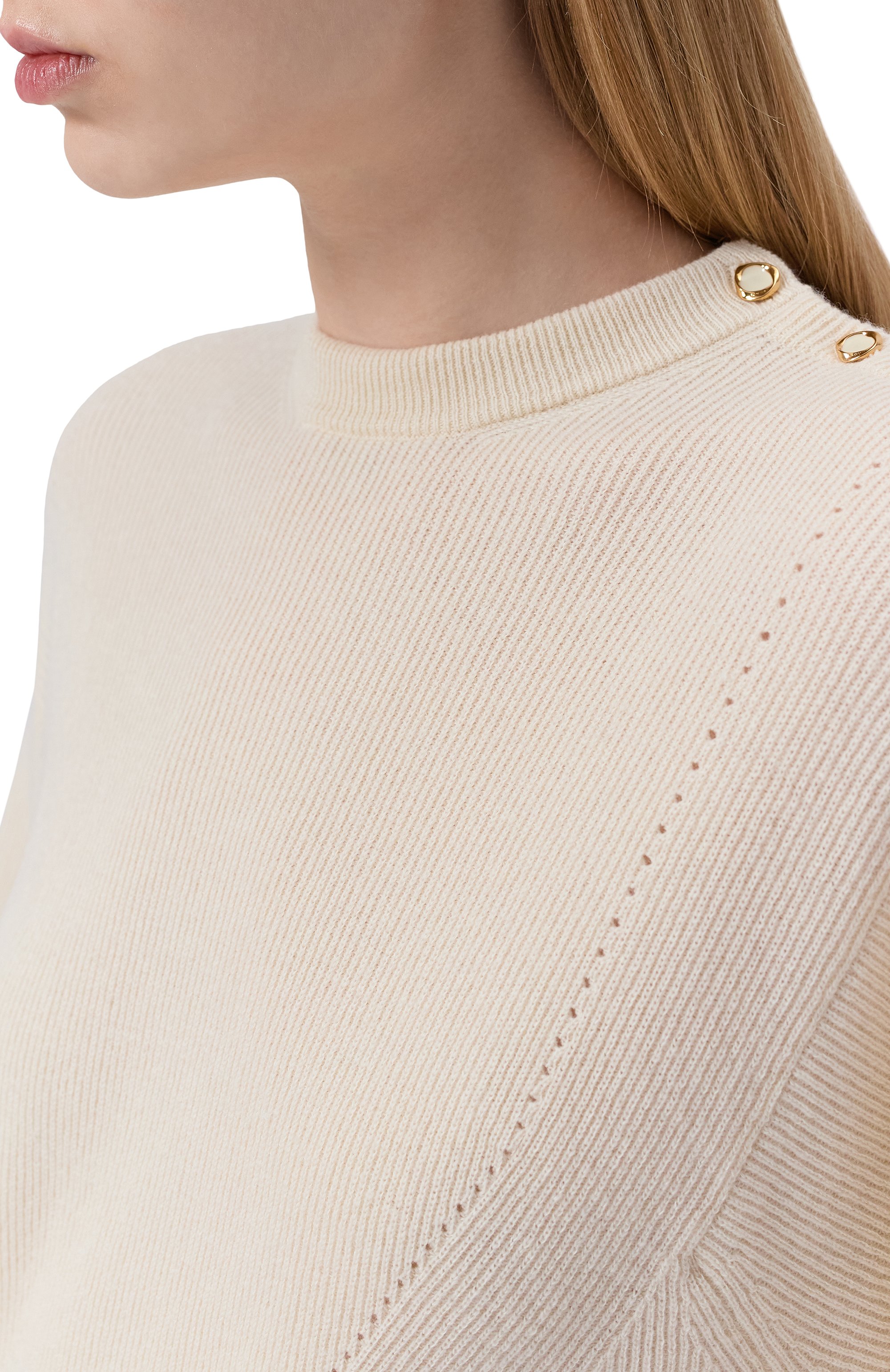 Свитер из кашемира и хлопка AGNONA, арт. K111025E/1T140PE_001, фото 5