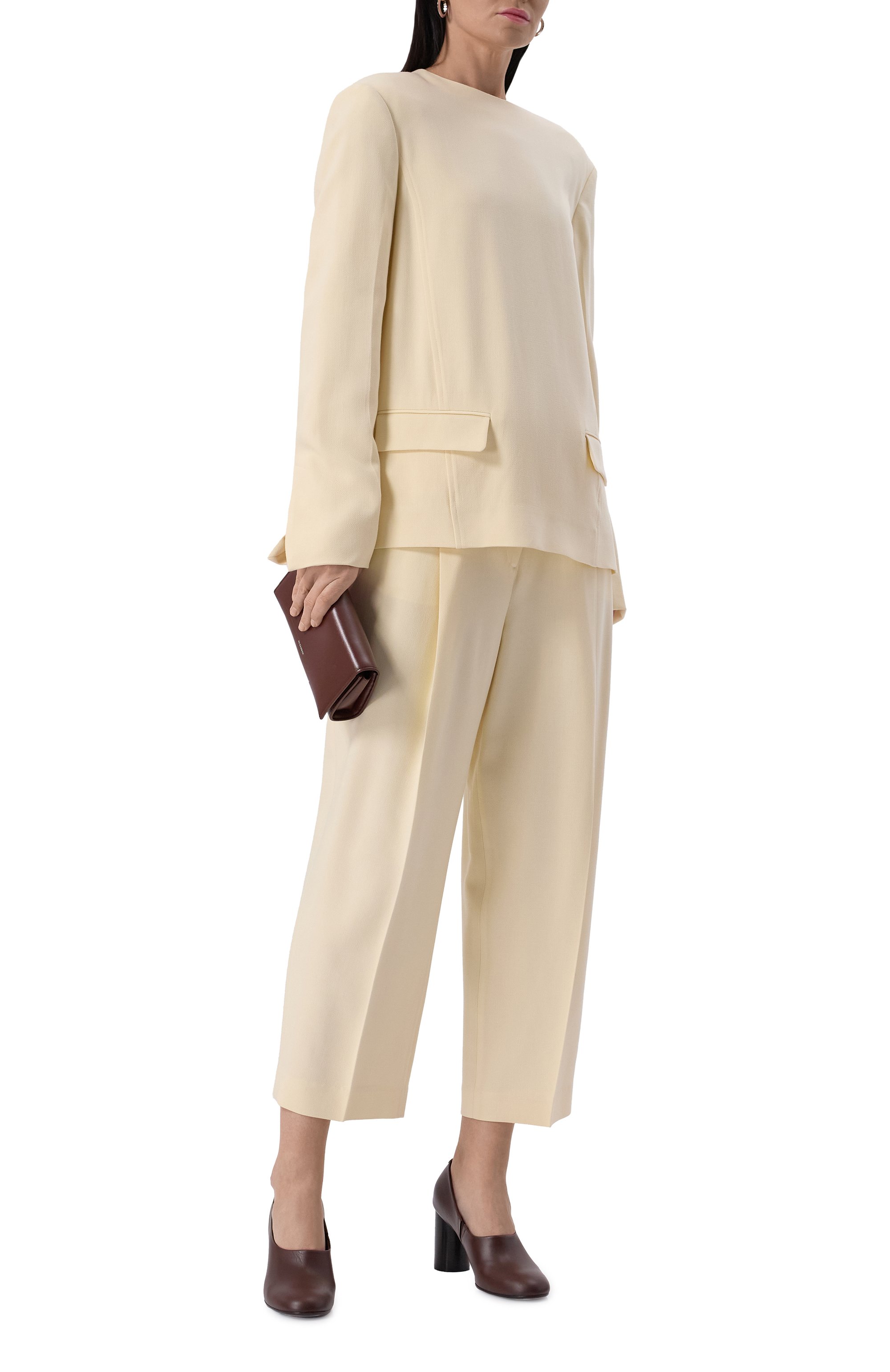 Топ из вискозы и шерсти TOTEME, арт. 251-WRT0459-FB0335, фото 2