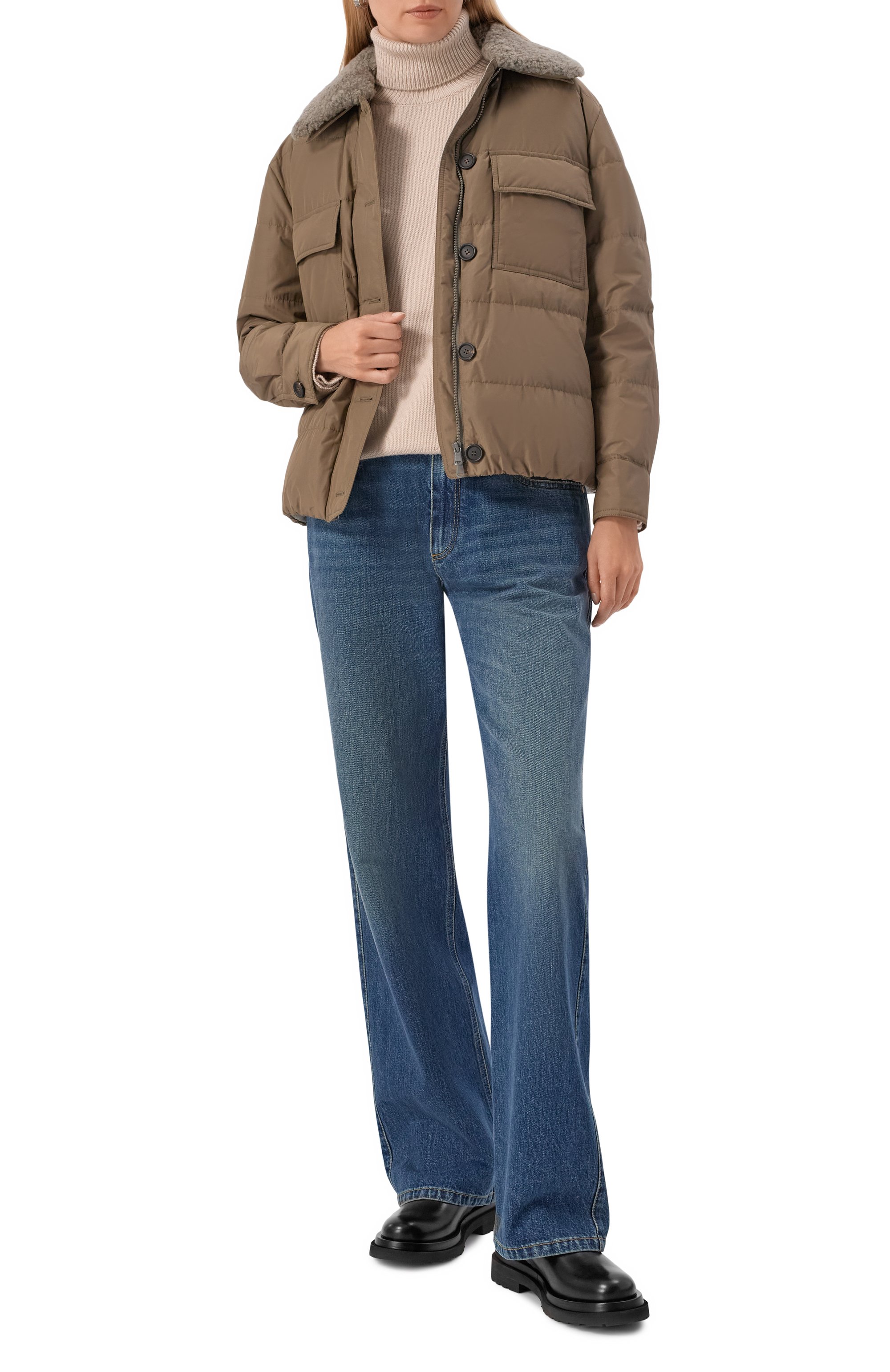 Кожаные ботинки BRUNELLO CUCINELLI, арт. MZ0LG3089, фото 3