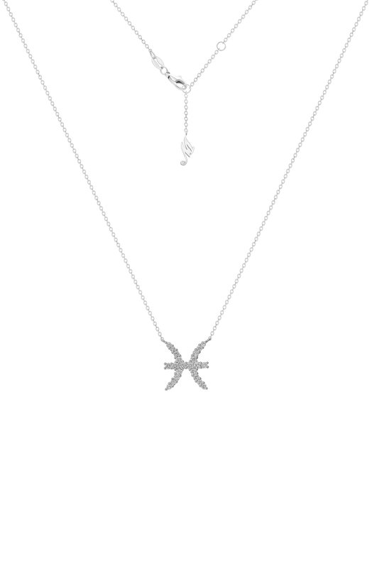 Кулон Zodiac - Рыбы Mercury MP29196/WG Бесцветный MP29196/WG