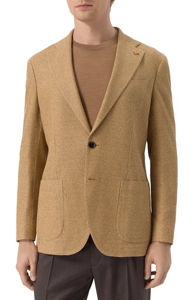 Пиджак изо льна и хлопка SARTORIA LATORRE, арт. JEF74/JH194, фото 5