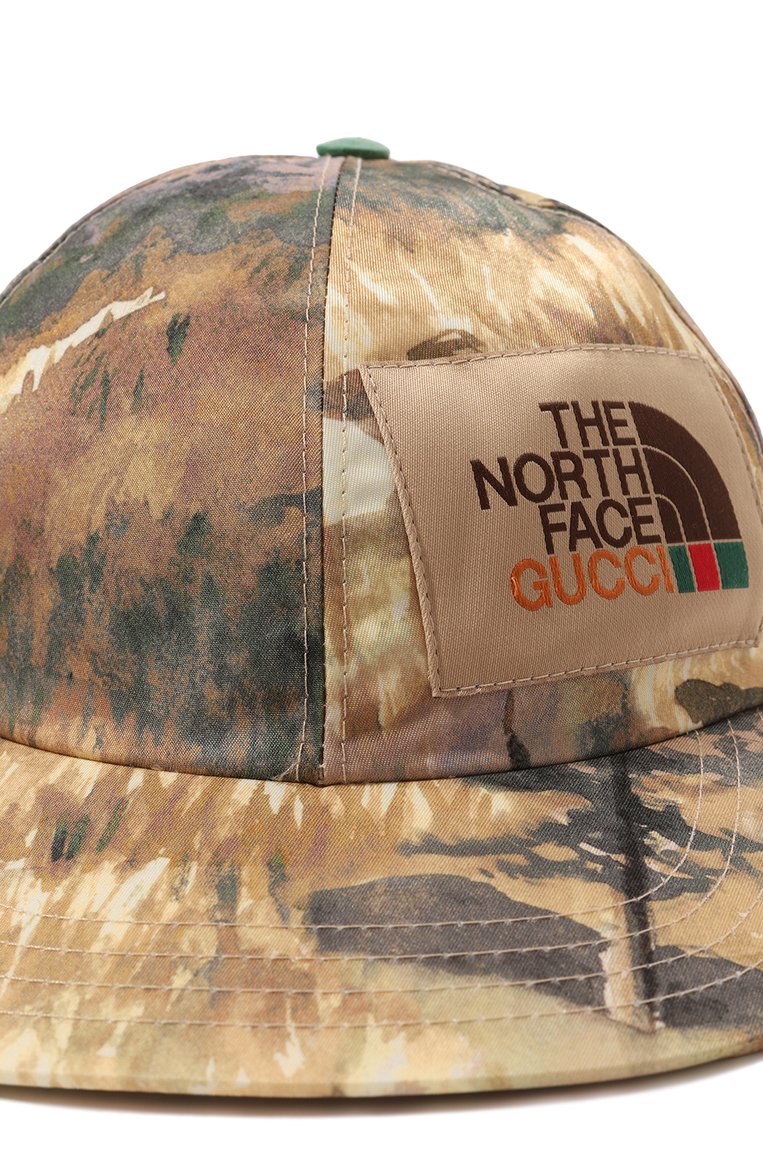 Женская бейсболка the north face x gucci GUCCI разноцветного цвета, арт. 672157 4HAJS | Фото 4 (Материал: Синтетический материал, Текстиль; Нос: Не проставлено; Материал сплава: Проставлено)