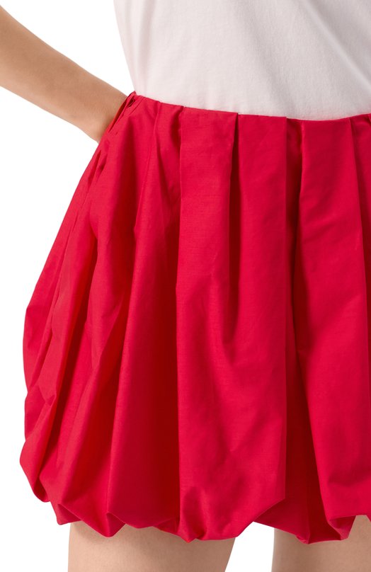 Хлопковая юбка Pinko 105183/A2LD Красный  105183/A2LD Фото 5