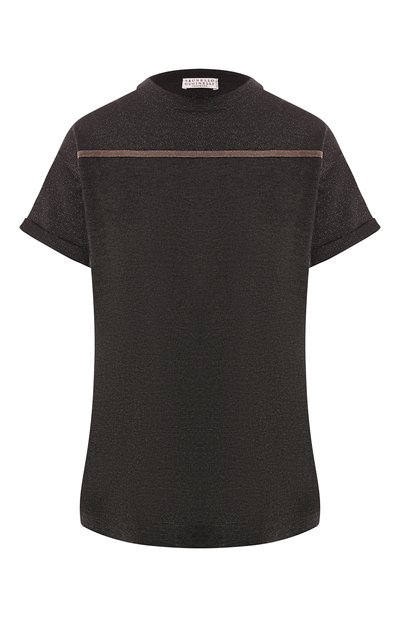 Женский топ из смеси кашемира и шелка BRUNELLO CUCINELLI, арт. M13836300