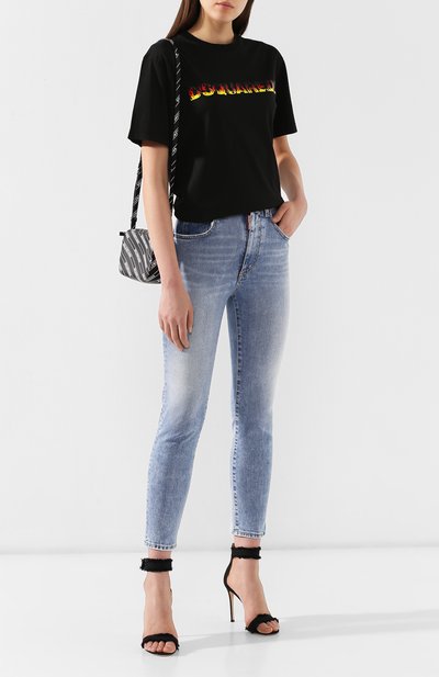 Хлопковая футболка DSQUARED2, арт. S75GD0036/S22427, фото 2