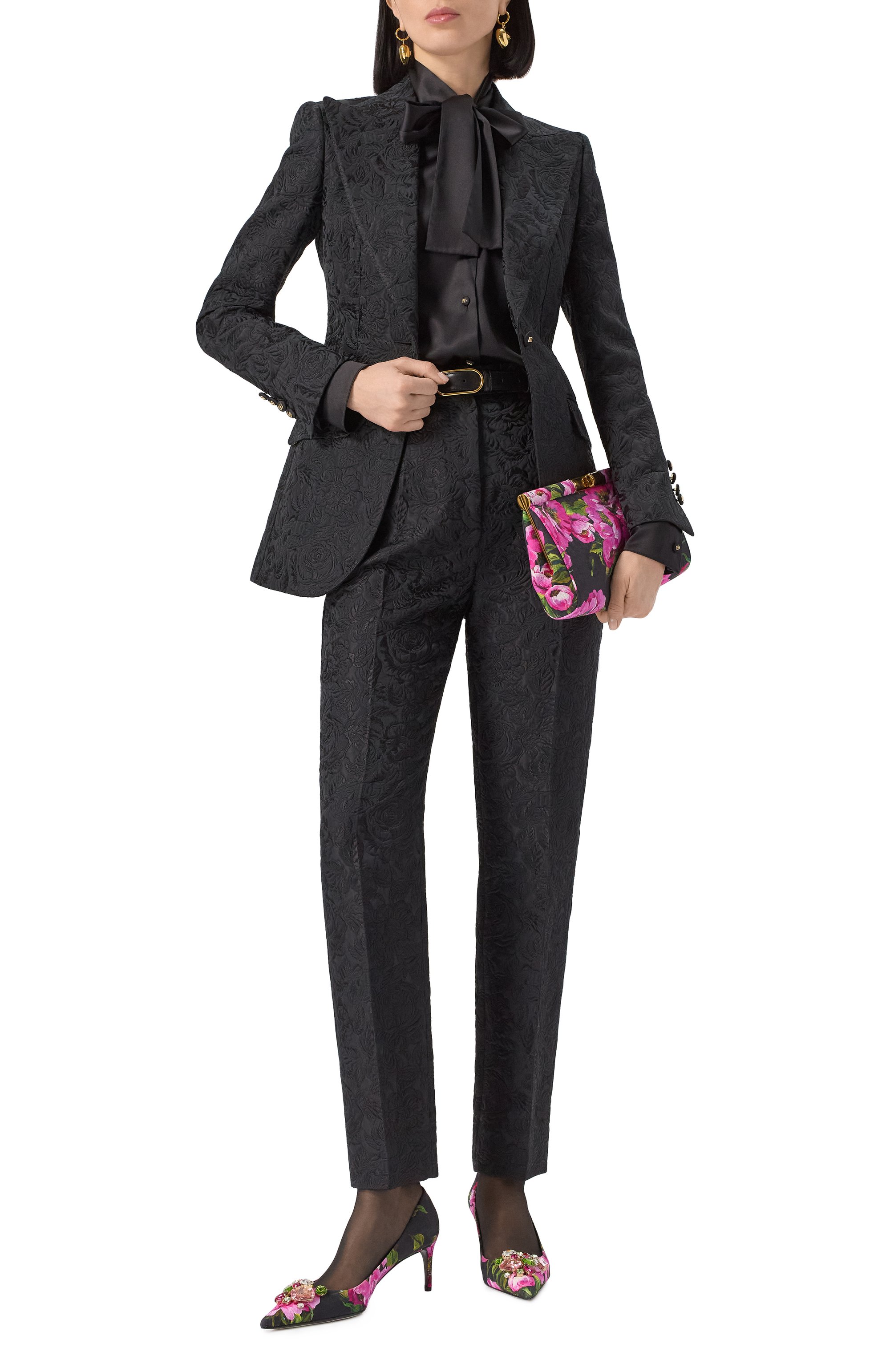 Жакет из хлопка и шелка DOLCE & GABBANA, арт. F29UCT/GDCSS, фото 2