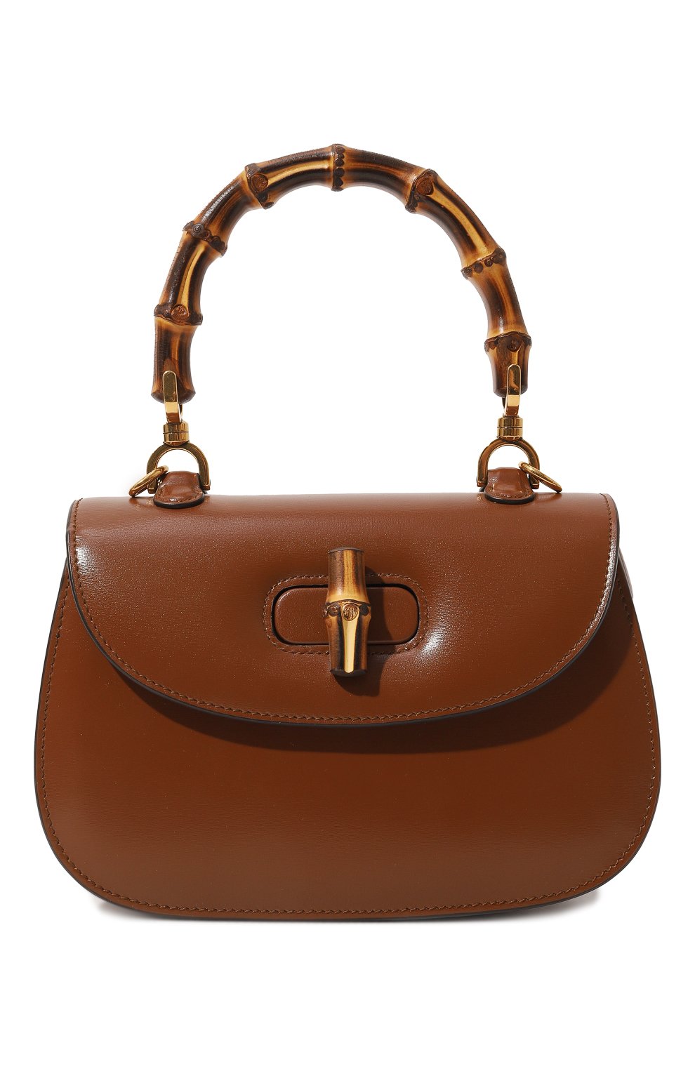 Сумка gucci bamboo 1947 small GUCCI коричневого цвета по цене 518400 руб., арт. 675797 10ODT, фото 1 Сумка gucci bamboo 1947 small GUCCI, арт. 675797 10ODT, фото 1