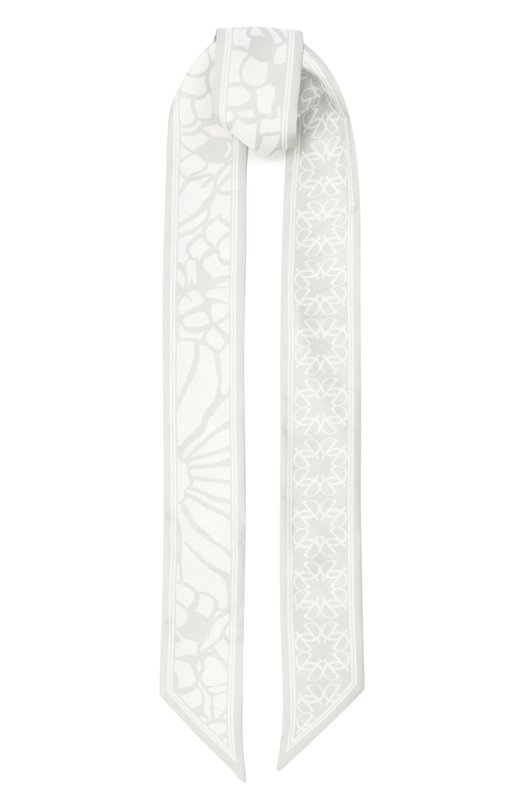 Шелковый шарф-твилли Elie Saab SE5120ST756 Серый SE5120ST756
