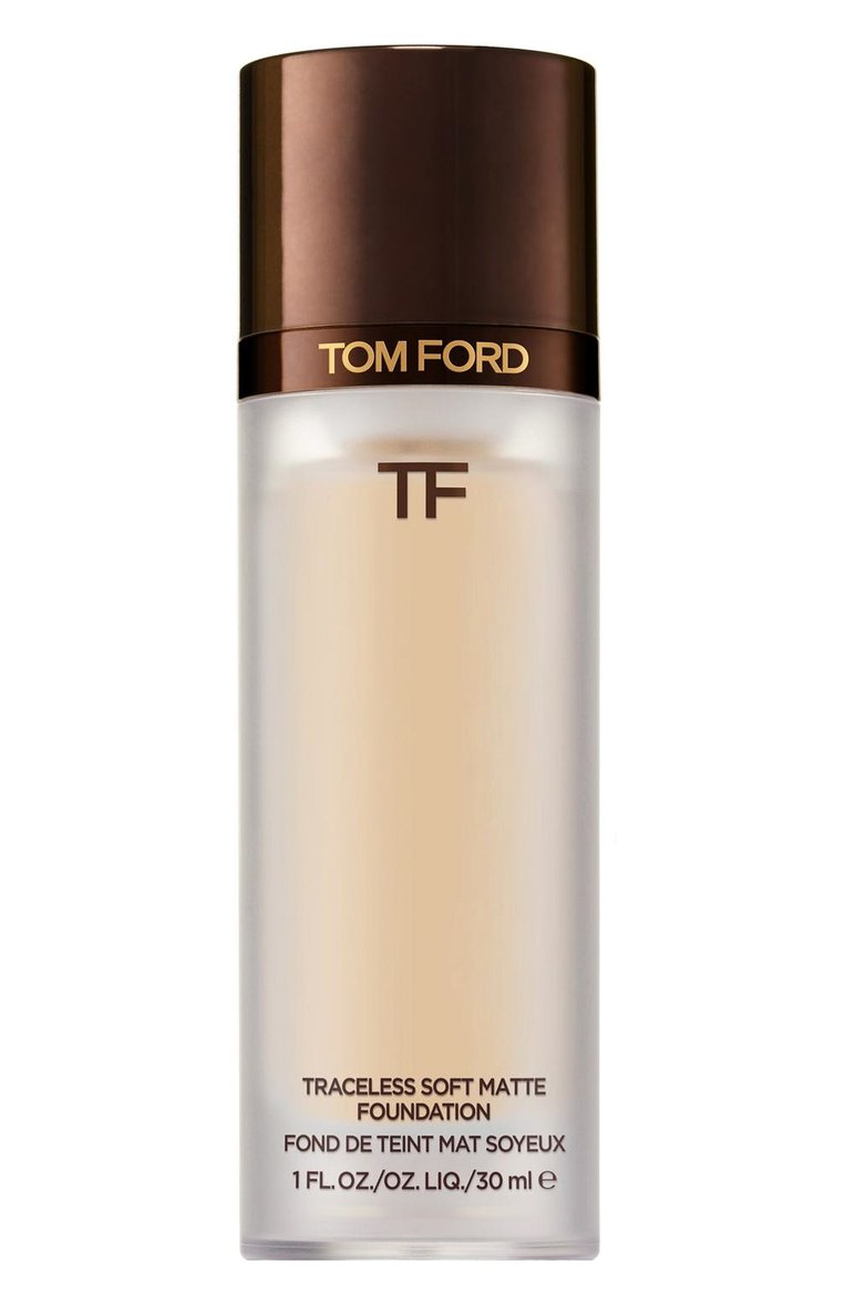 Тональная основа traceless soft matte foundation, 0.3 ivory silk (30ml) TOM FORD  цвета, арт. T8X9-03 | Фото 1 (Региональные ограничения белый список (Axapta Mercury): Не проставлено; Финишное покрытие: Матовый; Нос: Не проставлено; SPF фильтр: Минимальный (0-5))