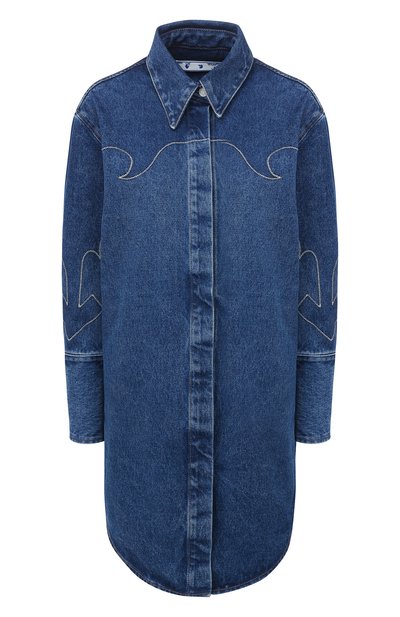 Женское джинсовое платье OFF-WHITE, арт. 0WYM008F20DEN0014545
