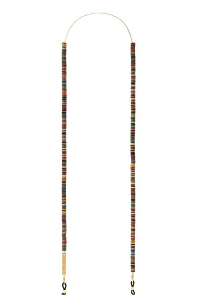 Женские цепочка для очков FRAME CHAIN, арт. CANDY RAIN MUD IN YELL0W G0LD