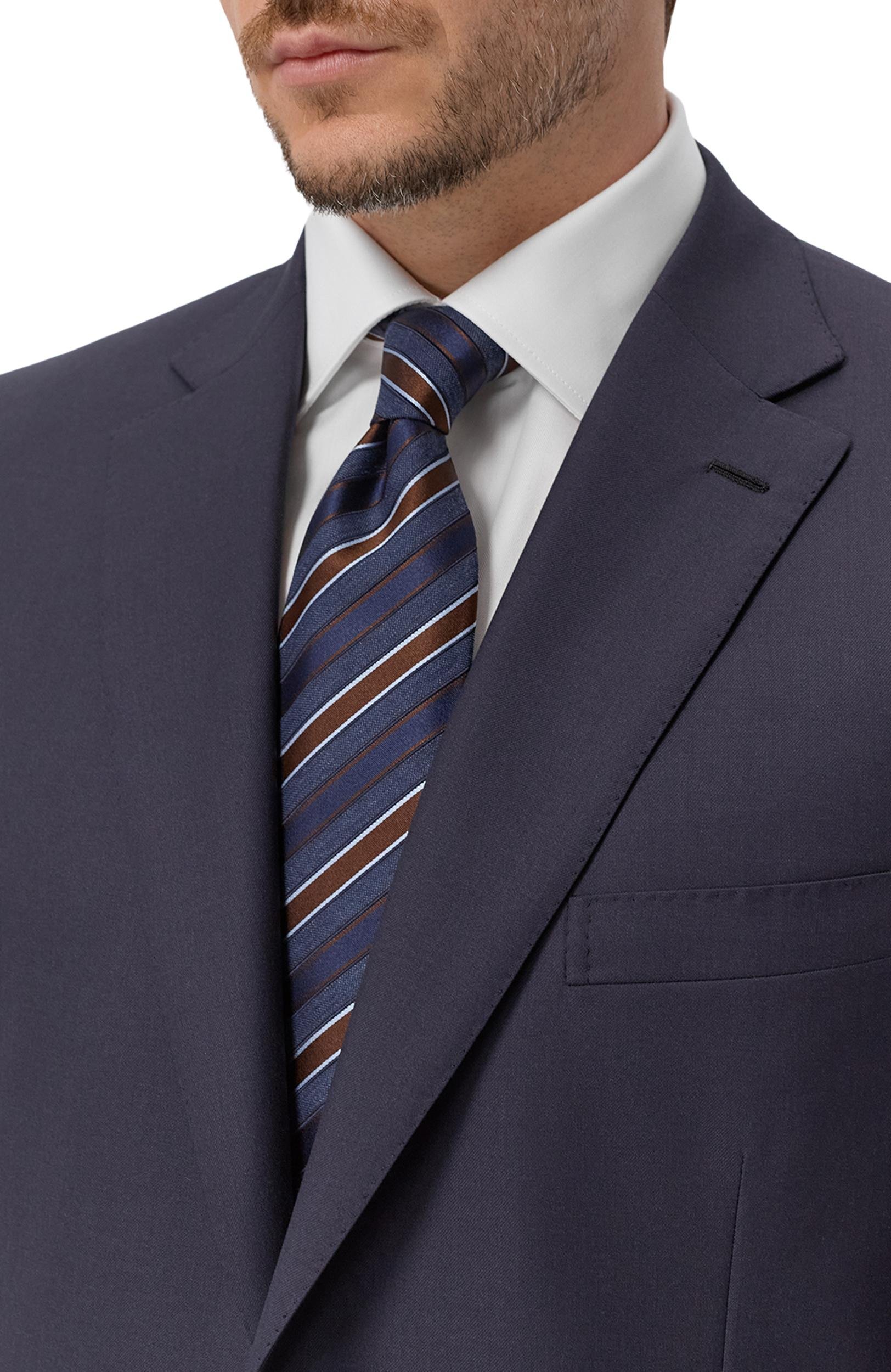 Шерстяной костюм BRIONI темно-синего цвета по цене 699500 руб., арт. RA000L/P5AMJ_001, фото 6 Шерстяной костюм BRIONI, арт. RA000L/P5AMJ_001, фото 6