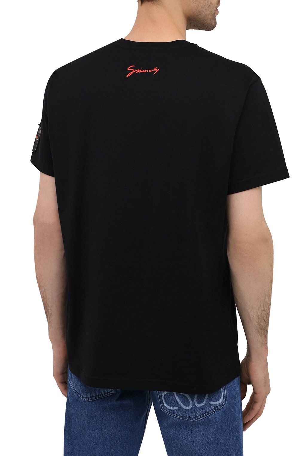 Хлопковая футболка GIVENCHY, арт. BM70ZQ3002, фото 4