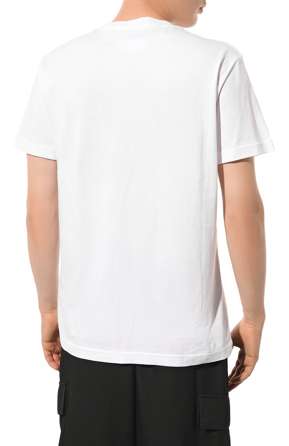 Хлопковая футболка VERSACE JEANS COUTURE, арт. 75GAHT06/CJ00T, фото 4