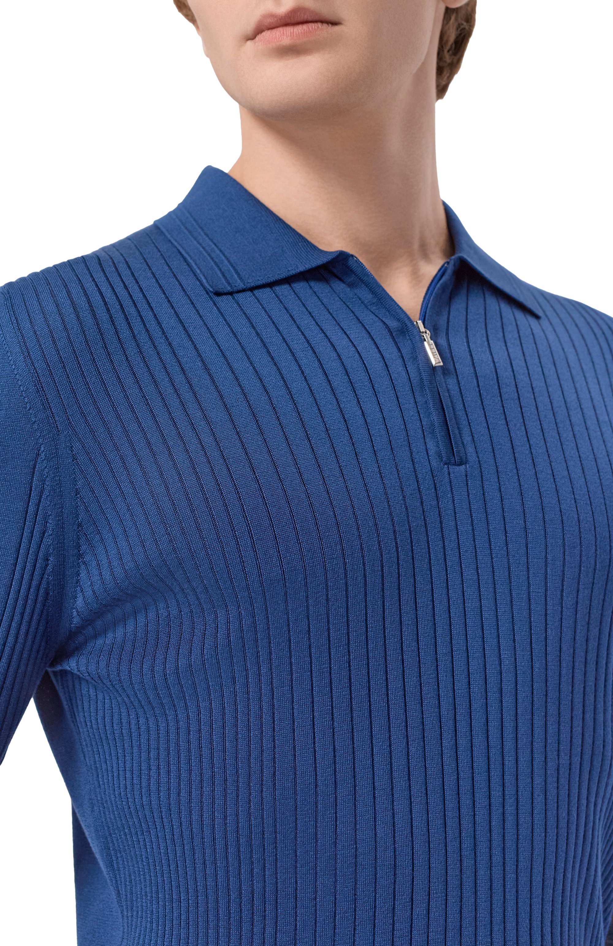 Шелковое поло ZILLI, арт. KZP002M0640VST000, фото 5