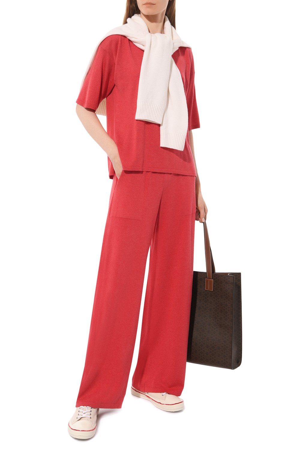 Брюки из шелка и кашемира FREEAGE, арт. LW23.PT039.6030.608, фото 2