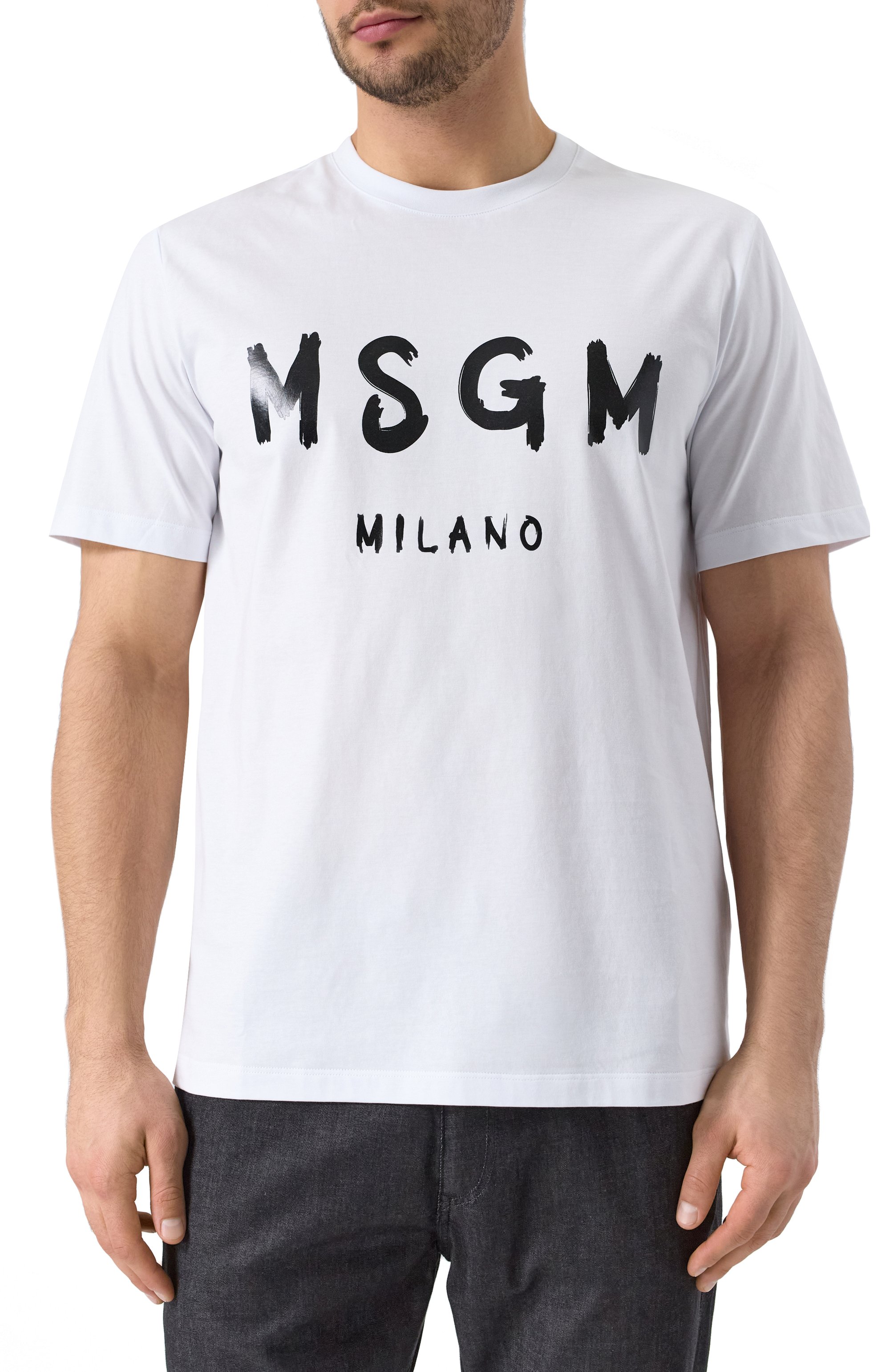 Хлопковая футболка MSGM, арт. 2000MM510/200002, фото 3