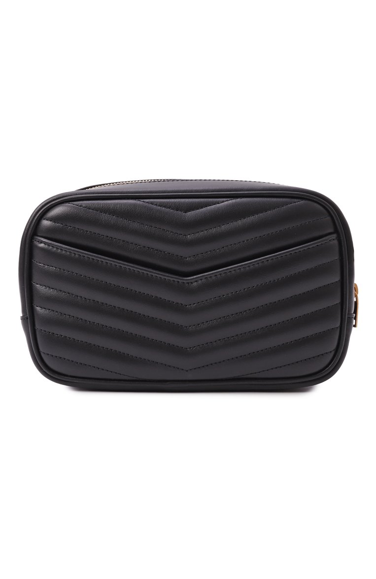 Женская сумка lou mini SAINT LAURENT черного цвета, арт. 748849/DV707 | Фото 6 (Ремень/цепочка: На ремешке; Размер: mini; Материал сплава: Проставлено; Драгоценные камни: Проставлено; Материал: Натуральная кожа)