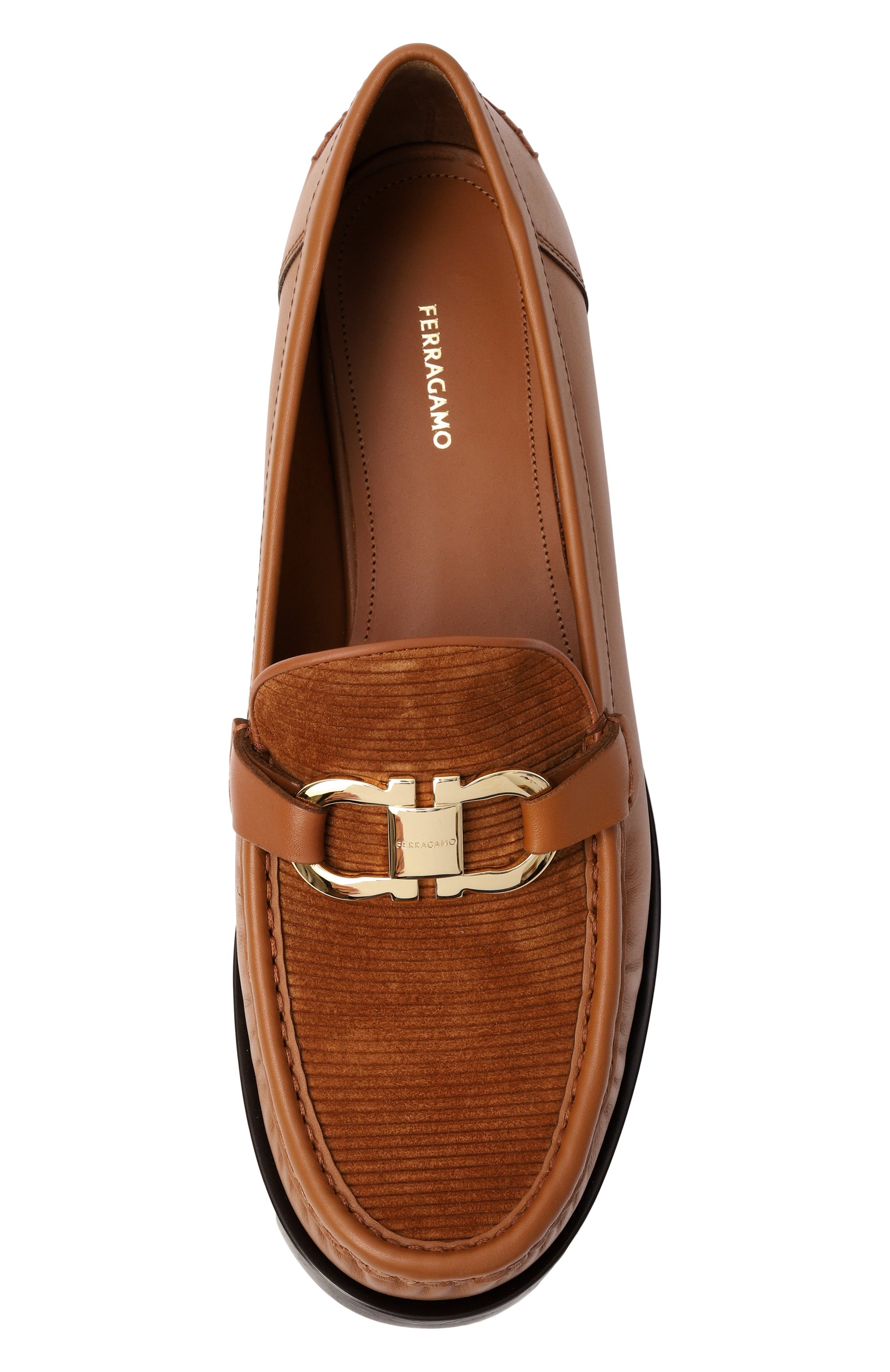 Кожаные лоферы FERRAGAMO, арт. 01K580/785, фото 6