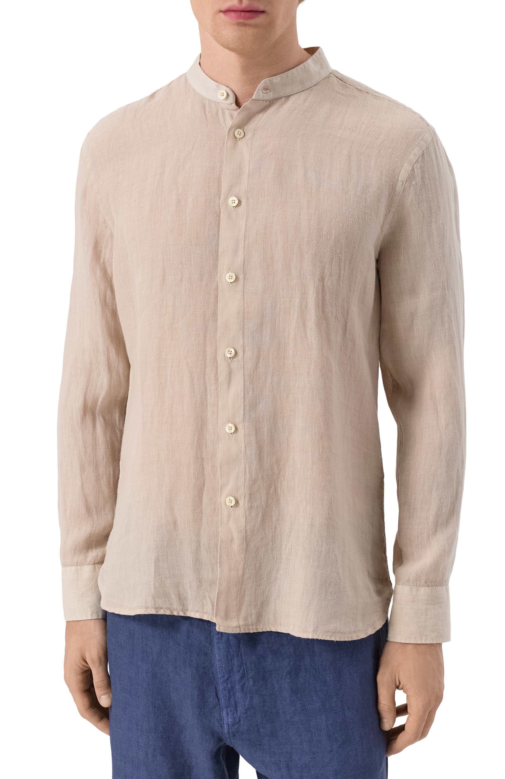 Льняная рубашка 120% LINO, арт. 32ALIM1159/0115/000, фото 3