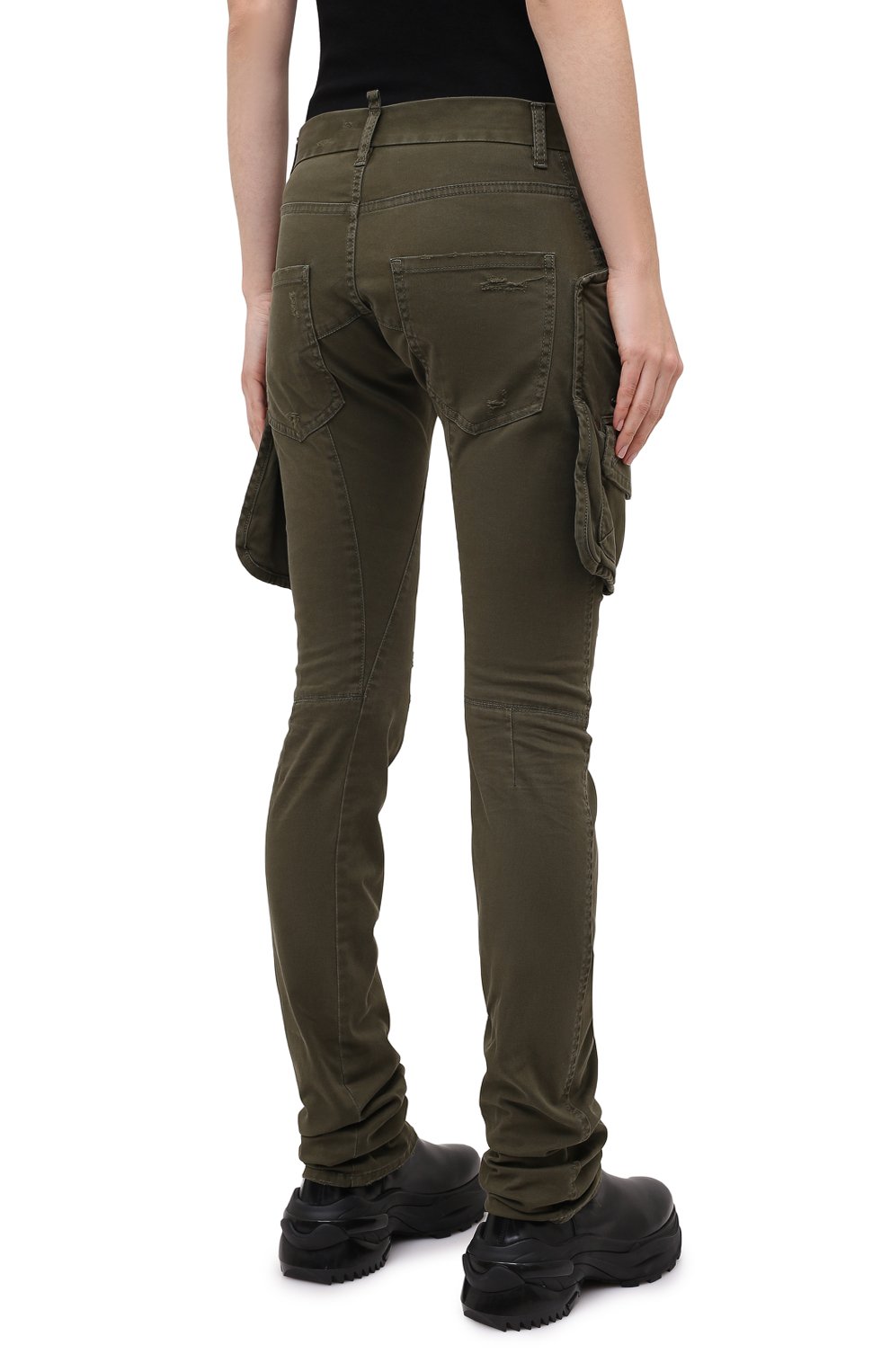 Хлопковые брюки DSQUARED2, арт. S72KA1029/S39021, фото 4