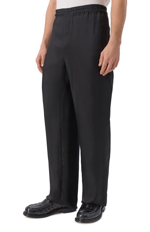 Брюки Saint Laurent 749419/Y3I83 Чёрный  749419/Y3I83 Фото 3