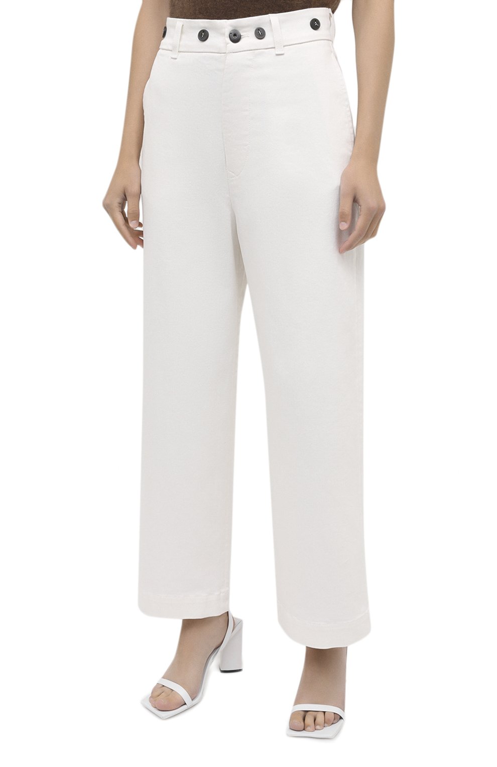 Джинсы LORENA ANTONIAZZI белого цвета по цене 41700 руб., арт. A2045PA062/3197, фото 3 Джинсы LORENA ANTONIAZZI, арт. A2045PA062/3197, фото 3