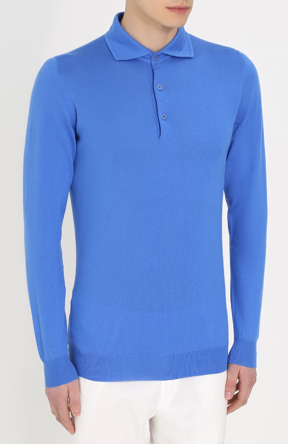 Хлопковое поло KITON, арт. UK845, фото 3