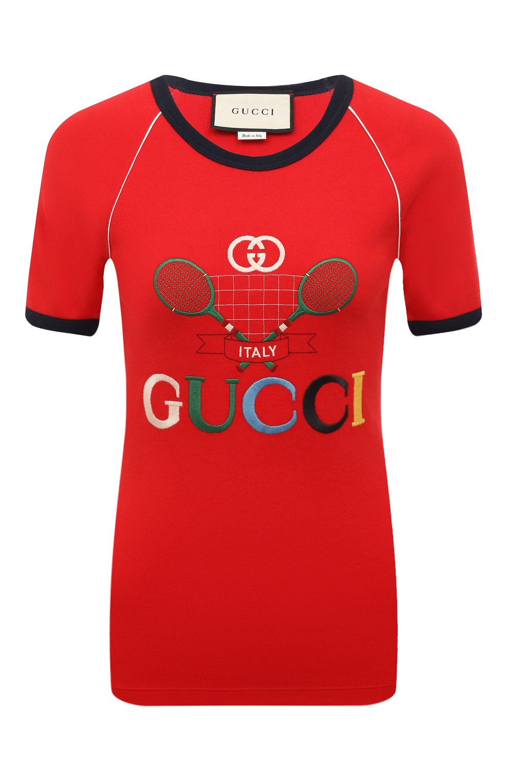 Хлопковая футболка GUCCI, арт. 574386 XJA8Y, фото 1