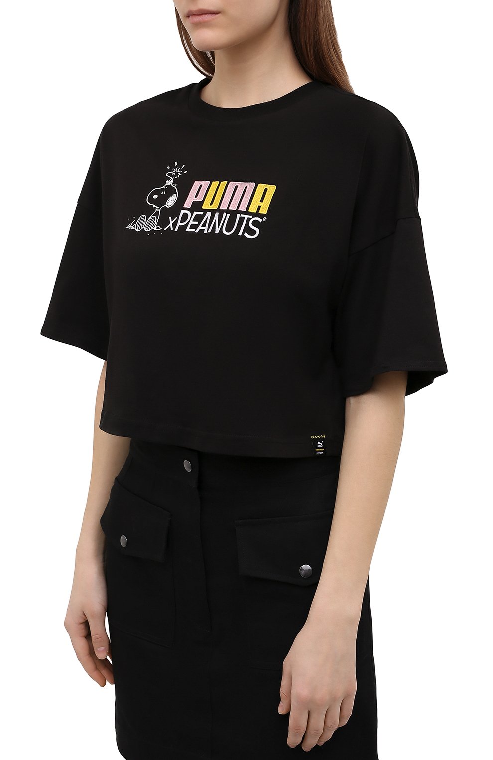 Хлопковая футболка puma x peanuts ralph sampson PUMA, арт. 53115801, фото 3