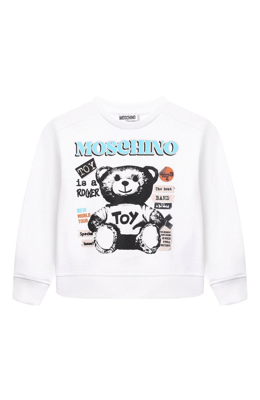 Хлопковый свитшот MOSCHINO, арт. HUF08Q/LCA58/4-8, фото 1