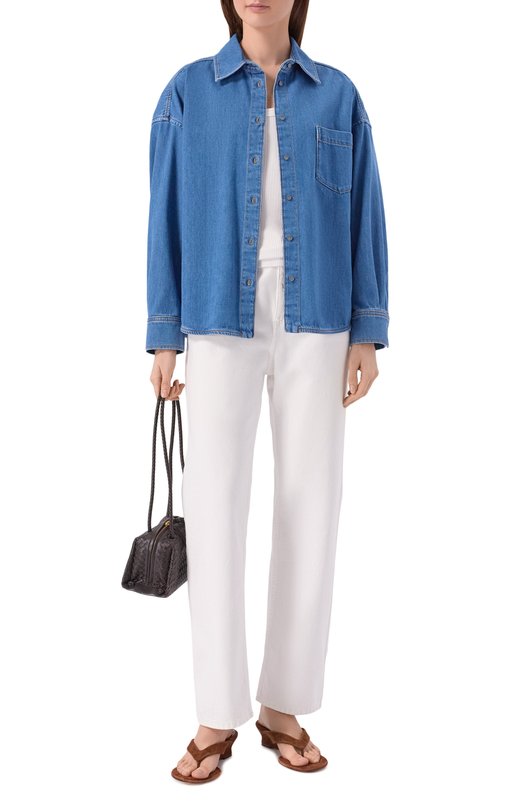 Джинсовая куртка Weekend Max Mara F0GGIA Голубой  F0GGIA Фото 2