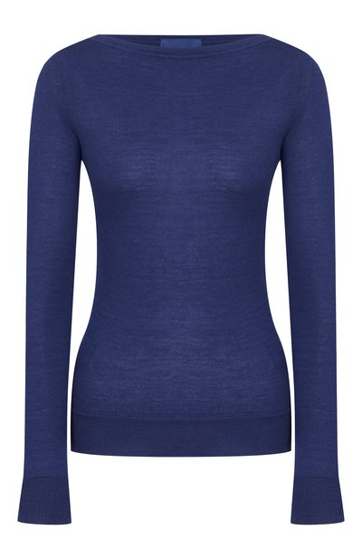 Пуловер из кашемира и шелка MVST синего цвета по цене 123000 руб., арт. M26.CSW.K409/JAIPUR, фото 1 Пуловер из кашемира и шелка MVST, арт. M26.CSW.K409/JAIPUR, фото 1