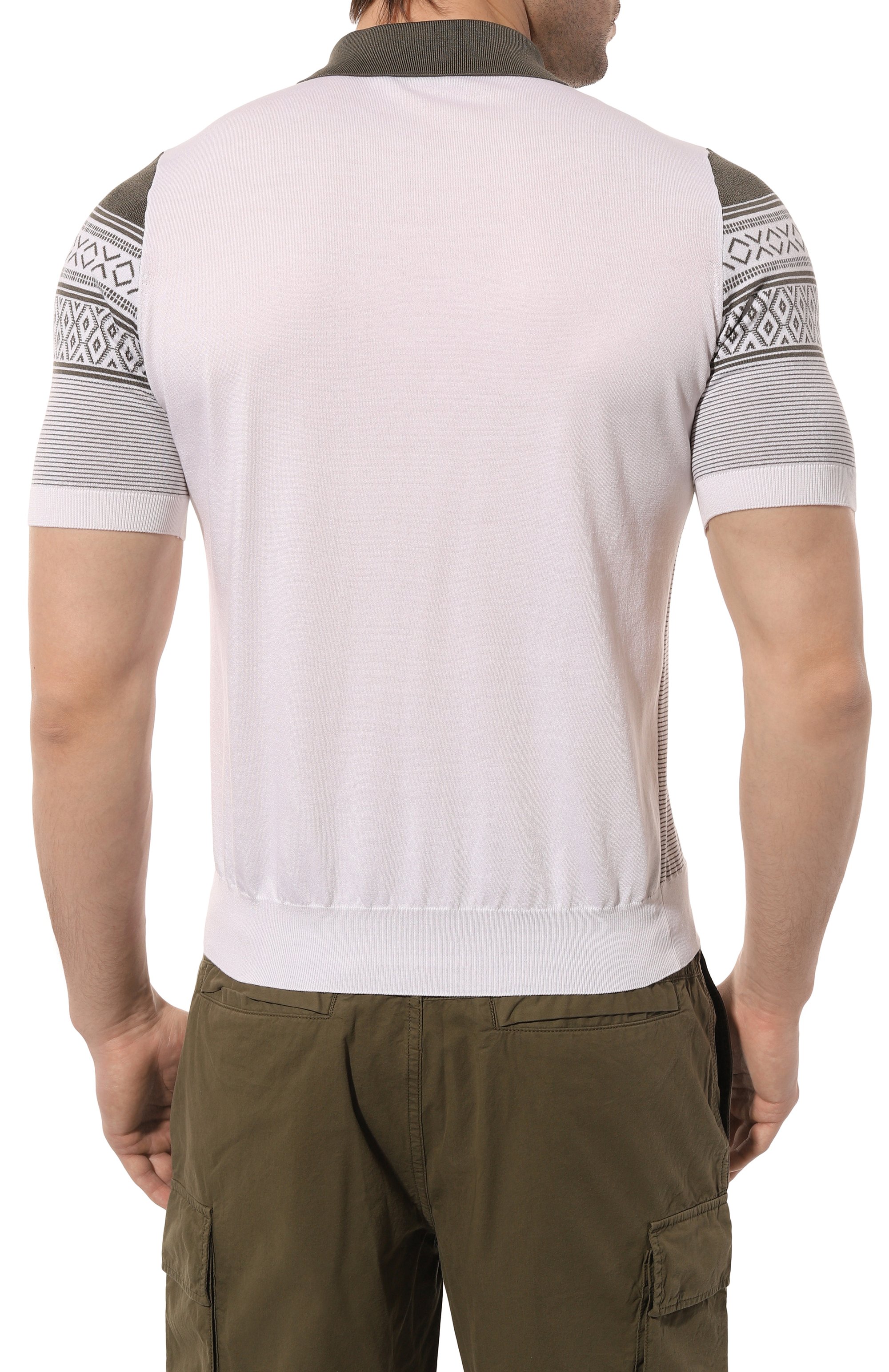 Поло из шелка и хлопка ZILLI, арт. KZP002M0142VETH00, фото 4