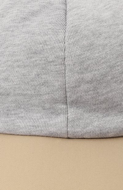 Хлопковая бейсболка ELEVENTY серого цвета по цене 9765 руб., арт. ES0P67/F0096, фото 3 Хлопковая бейсболка ELEVENTY, арт. ES0P67/F0096, фото 3