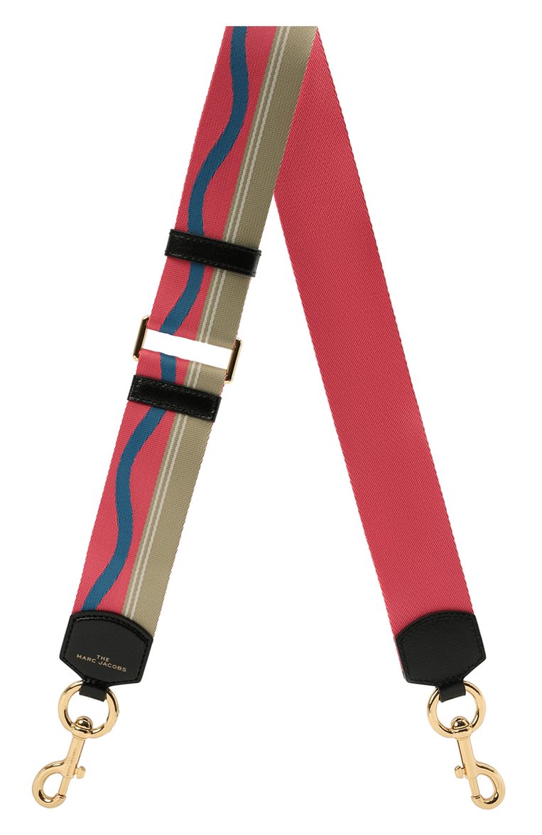 Женские ремень для сумки MARC JACOBS (THE) розового цвета, арт. S304M06SP21 | Фото 1 (Материал: Текстиль; Кросс-КТ: ремень-сумка; Нос: Не проставлено)