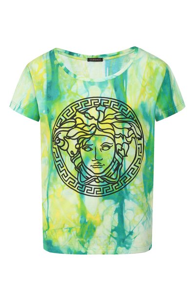 Женская хлопковая футболка VERSACE, арт. A86601/A234717