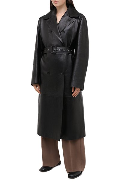 Кожаный тренч JIL SANDER, арт. JSPR651072-WRL00001, фото 4